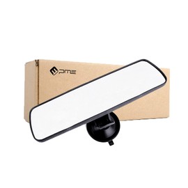 Car Rear View Mirror 9.8” Day/Night Rearview Mirror, Universal Anti-glare Truck Mirror Interior Suction Cup Wide View Mirror - Deluxe Version,Plain Mirror