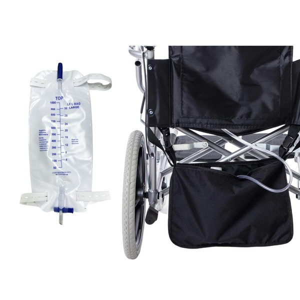 Wheelchair Storage Bag and Urine Bag for Urine Drainage &