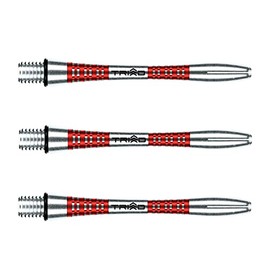 WINMAU Triad Aluminium Black Intermediate Dart Shafts (Shafts) - 1 Set Per Pack (3 Stems)