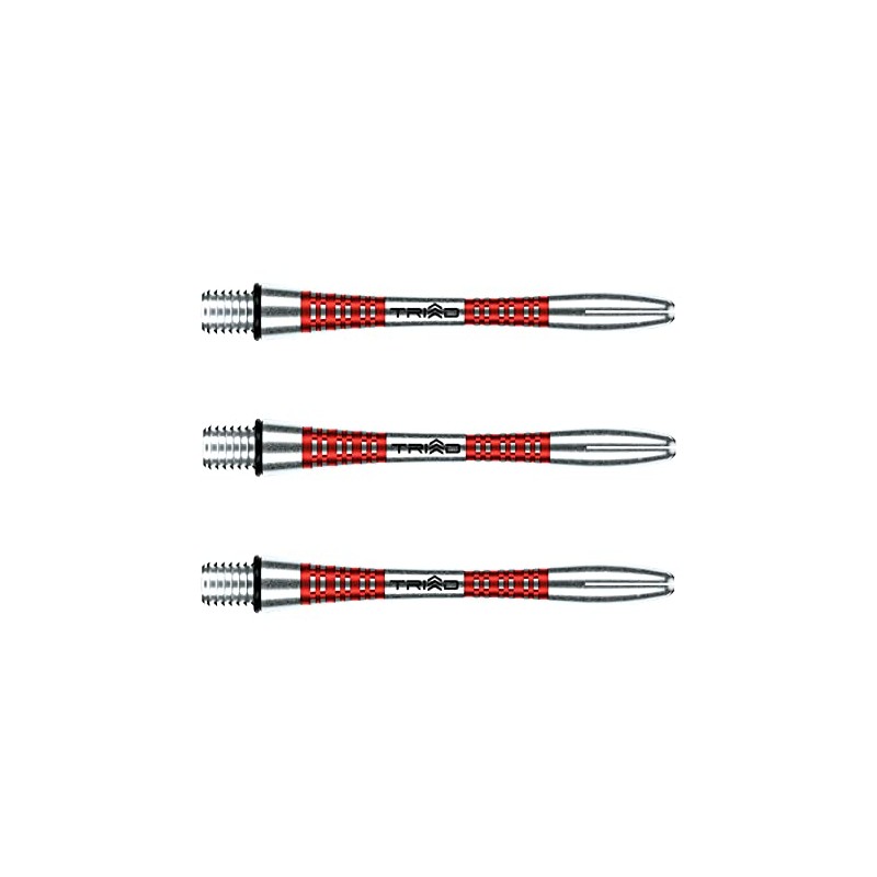WINMAU Triad Aluminium Black Intermediate Dart Shafts (Shafts) - 1