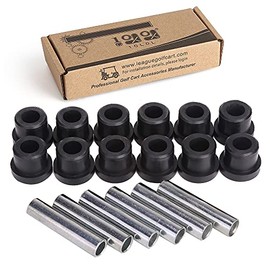 10L0L Rear Leaf Spring Bushing Kit for EZGO TXT Medalist 1994-up, Club Car DS 1992-up Golf Cart, Replace OEM 70289-G02 70291-G01, 1012303 1015583