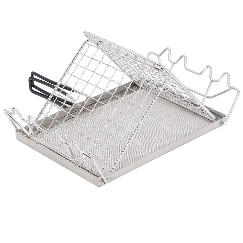 Camp Stove Toaster Stainless Steel Foldable Portable Camp Stove Toaster