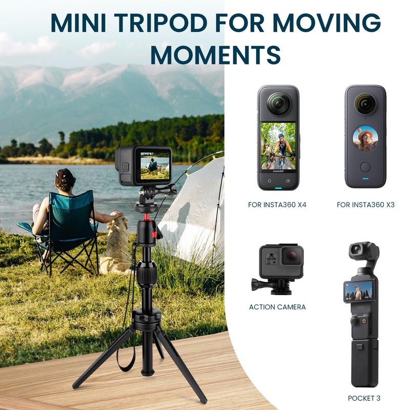 JOILCAN Mini Aluminium Alloy Tripod