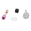 6Pcs TIG Welding Accessory Set 4# Ceramic Nozzle 2.4mm Electrode