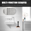 Ziciner Small Silicone Window Squeegee, Car Windshield Water Blade Squeegee,