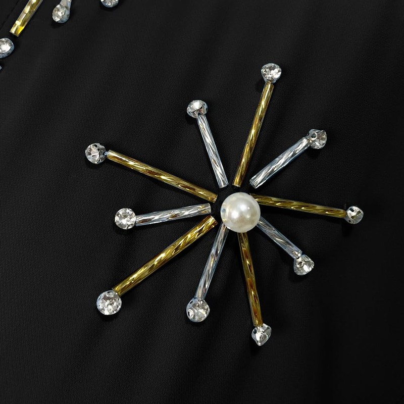 IDOPIP Muslim Abayas for Women Long Sleeve Open Front Cardigan