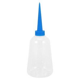 Daiilg 250ml Clear White Blue Plastic Liquid Glue Applicator Bottle