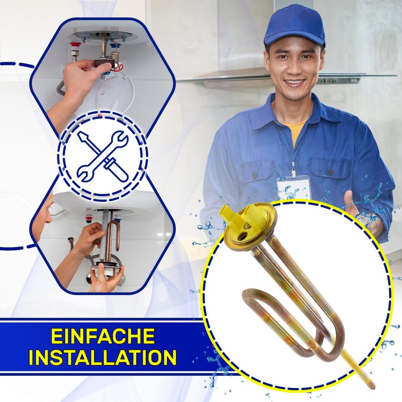 Heating rod for boilers 1200 W with original code 61401776