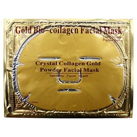 Rotus 6PCS 24K Gold Gel Collagen Crystal Facial Masks Sheet Patch For Anti Aging, Whitening, Puffiness, Anti Wrinkle, Moisturizing, Deep Tissue Rejuvenation and Hydrates Skin
