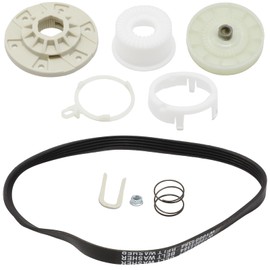 Anxingo AP5951296 Washer Pulley Clutch W10006384 Drive Belt W10396887 Basket Driven Hub Replacement For Whirlpool Washer W10528947 W10721967 W10528947 PS6012095