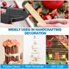PATIKIL 36 Pcs 30cm Wood Log Sticks, Natural Wood Craft