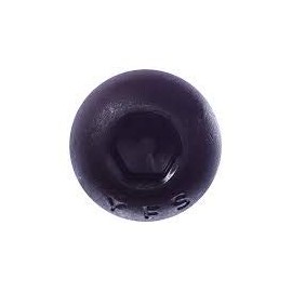 1/4"-20 x 3/8" Button Head Socket Cap Screw, Allen Socket Drive, Black Oxide, Alloy Steel, Full Thread - Quantity 50 - by Fastener Depot, LLC