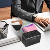 DIYEAH Index Card Box Set Flash Card Organizer Box with