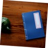 GRIRIW 2pcs Creative Ancient Hand-made Thread Diary Notepad Blue Cover