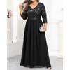 Talisea Black Formal Dresses for Women Plus Size Long Gowns
