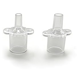 2 Pack Tracheostomy Speaking Valves Adapter Trach Ventilator Connector for Tracheostomy Swallowing and Speaking Valve Trach HME Heat Moisture Exchanger HME Filters Tracheostomy Mask Tube