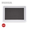 Copco Basics Drawer Organizer, 9.06 x 6.13 x 2.1-Inches, White/Charcoal