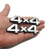 2Pc 4X4 Decal Fender Tailgate Emblem Badge 3D Nameplate Trunk