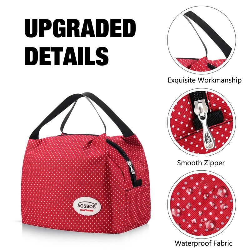Cool Bag Small Light Insulated Lunch Bag for Work &