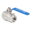 U.S. Solid 3/4 Inch DN20 Ball Valve - 304 Stainless