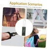 Sosoport 3pcs Black Whistle Emergency Survival Whistle Beaded Chain for