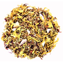 Nelson's Tea - Butterscotch Pie - Herbal Loose Leaf Tea - Green rooibos, organic honey bush tea, peanuts, butterscotch chips, and marigold (Sample)