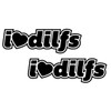 2 Pack - I Love Dilfs - Funny | Decal