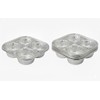 Handi-Foil 4-Cavity Cup Aluminum Foil Muffin Cupcake Pan - Disposable