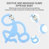 4pcs Cute Monkey Shaped Cartoon Silicone Soft Elastic Baby Teether