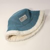 CHOK.LIDS Reversible Fur Bucket Hat Elegant Fuzzy Bucket Hat Corduroy