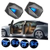 LZLRUN Animated Projection Welcome Light, Running Ice Fire Horse Door