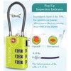 Search Alert TSA Approved Travel Combination Luggage Cable Locks for