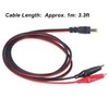 DC to Dual Test Clip Cable Copper Core Electrical Test