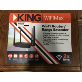 King WiFiMax Wi-Fi Router/Range Extender KWM1000 (ST)