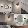 Aipsun Black Wall Sconces Set of Two, Sconces Wall Lighting