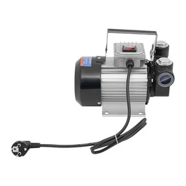 230 V Diesel Pump, 550 W 2800 RPM Self-priming Pump with 60 L/min & 5 m Suction Height, Heating Oil Pump with 2 m Inlet/4 m Outlet Hose & Manual Oil Gun, Oil Pump for Agriculture Vehicles and Boats