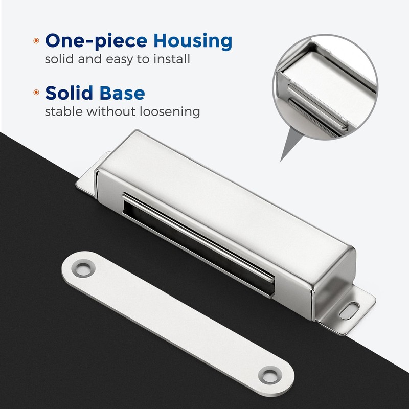 Ravinte Cabinet Door Magnets, 90lbs Strong Magnetic Door Catch, Heavy