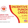 Space Incentive Punch Cards- Reward Positive Behavior. Great for Save