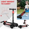 2-in-1 Adjustable Kick Scooter for Kids 3-5 (Suitable 3-12 Years),5-Level