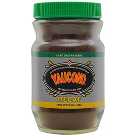 Yaucono Instant Coffee Decaf, Arabica, Medium Roast, from Puerto Rico, Glass Jar, 8 Ounce (Pack of 1)