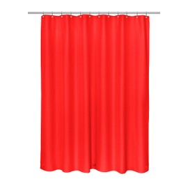 Carnation Home Fashions 2 Pack 10 Gauge Peva Shower Curtain Liners, 72X72, Red