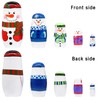 ELUTONG Russian Nesting Dolls for Kids - Traditional Snowman Wooden