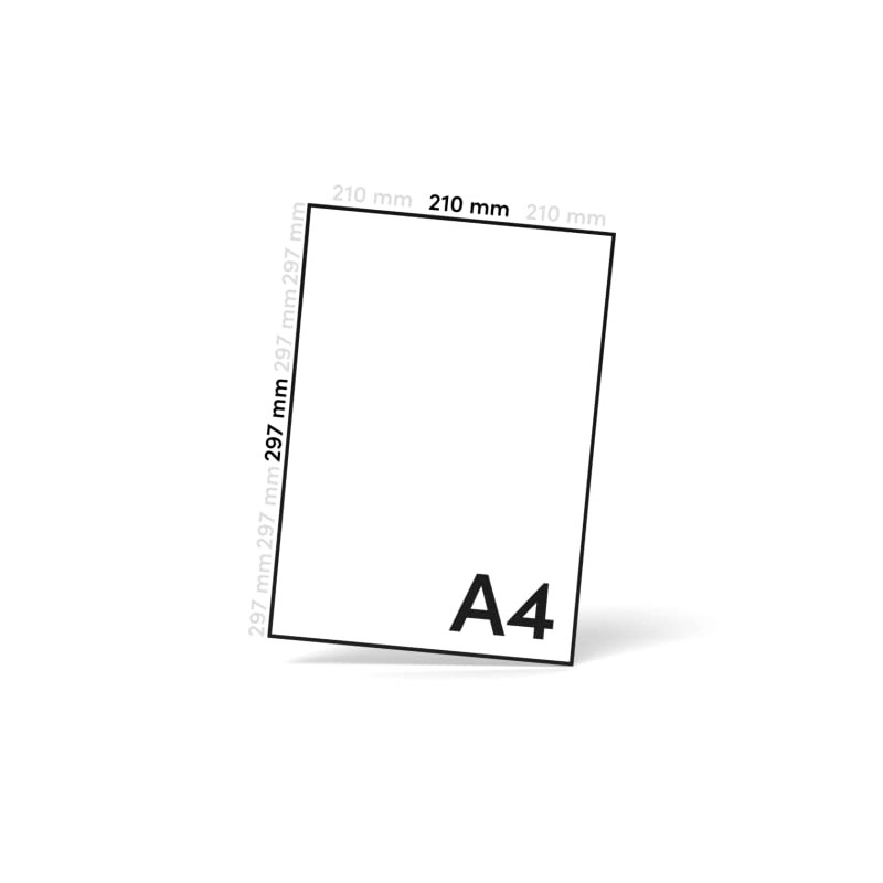 Netuno 20 x Cardboard White Textured on Both Sides DIN