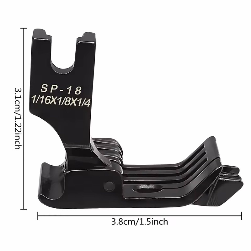 ZhXu Shuo Black Steel Right 3 Sizes Edge Guide Presser
