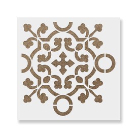 Isabelle Tile Stencil - Floor Paint Stencils, Stencil Tiles, Large Floor Stencil, Tile Stencil, Tile Stencils