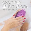 Avilana Exfoliating Silicone Body Scrubber Easy to Clean, Lathers Well,