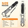 RXLUY 11.5" Fish Lip Gripper with Scale, Max 40lbs Scale,