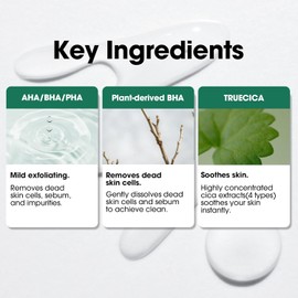 SOME BY MI AHA BHA PHA 30 Days Miracle Truecica Clear Pad – 70 Pads – Korean Exfoliating Centella Face Toner Pads – Gently Clears Impurities, Refines Pores & Smooths Skin Texture – Korean Skin Care