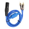 XLR Male to Dual RCA Sound Cable 3.3ft Stereo XLR