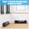 Blulu 1 Pcs 18 Inch Baseboard Register Duct Opening Size